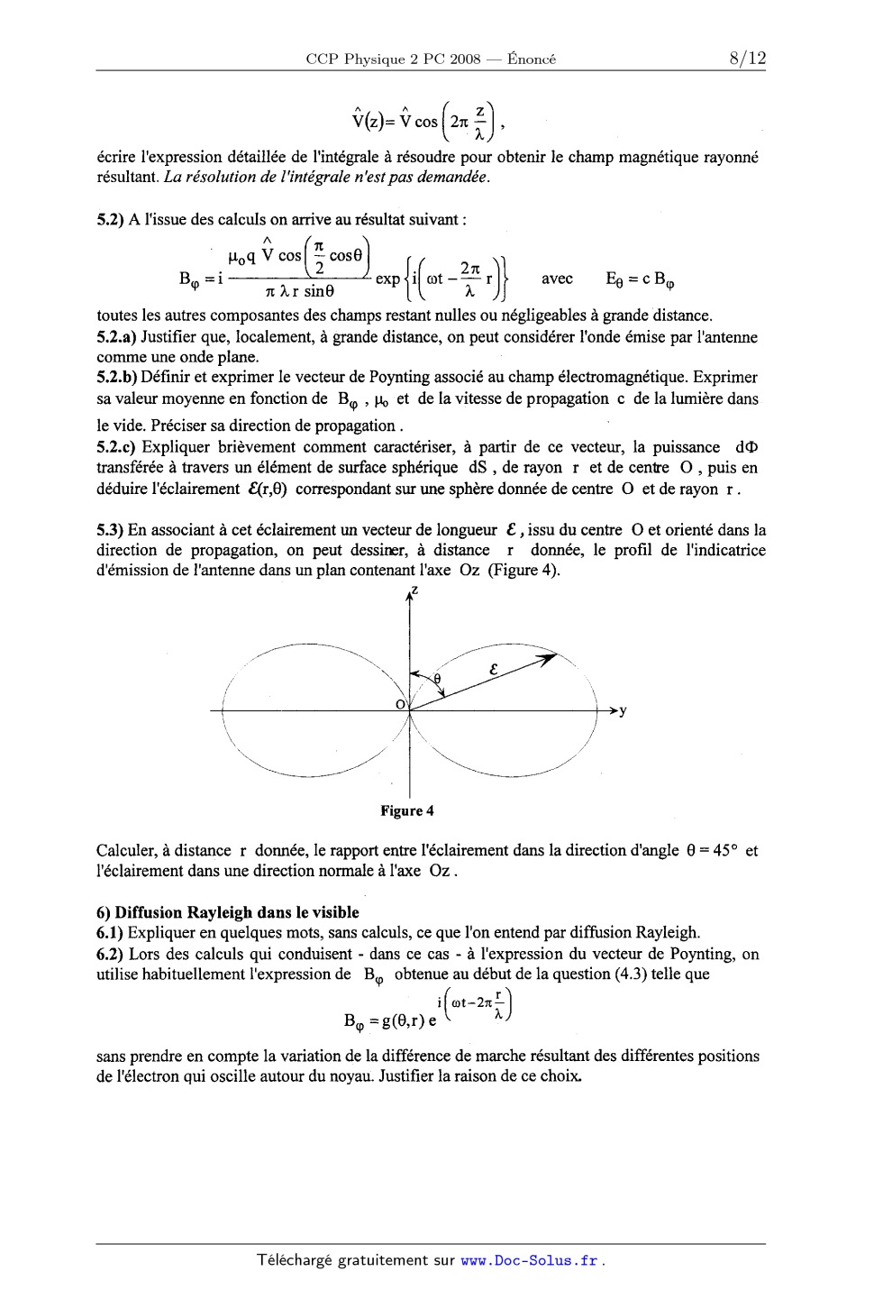 Poynting Vector Field In The X Z Plane Through The Dipole The